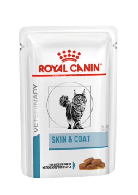 Royal Canin влажный корм для взрослых и пожилых стерилизованных кошек, чувствительная кожа и шерсть 100 гр, 1400100396