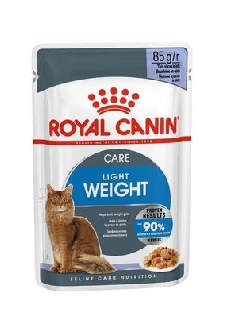 Royal Canin паучи RC Кусочки в желе для кошек: 1-7лет, низкокалор. (Ultra Light) 41520008A0 | Light Weight Care, 0,085 кг, 24168, 2700100396