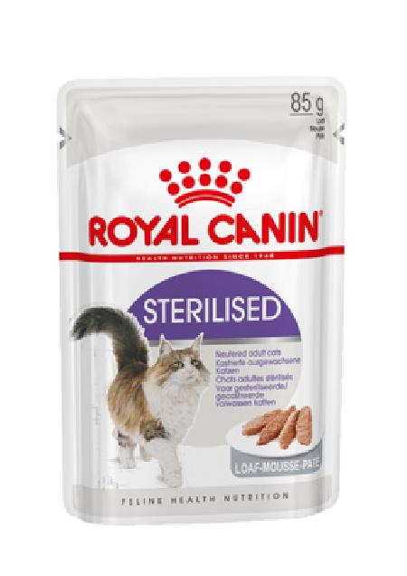 Royal Canin паучи ВВА RC Паучи  для кастрированных кошек и котов  (паштет) Sterilised 41470008A0 0,085 кг 25268