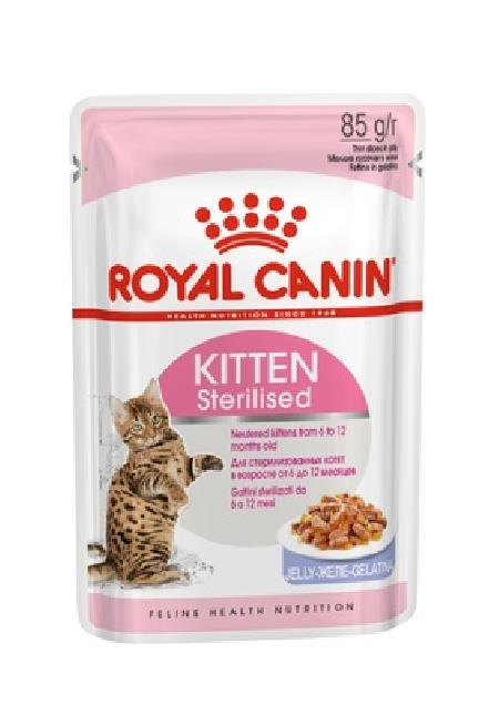 Пауч Royal Canin Kitten Sterilised Jelly желе