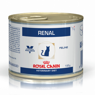 Royal Canin вет. паучи ВИА RC Консервы для кошек при хронической почечной недостаточности (Renal with chichen feline can) 12950019A0, 0,195 кг, 37769
