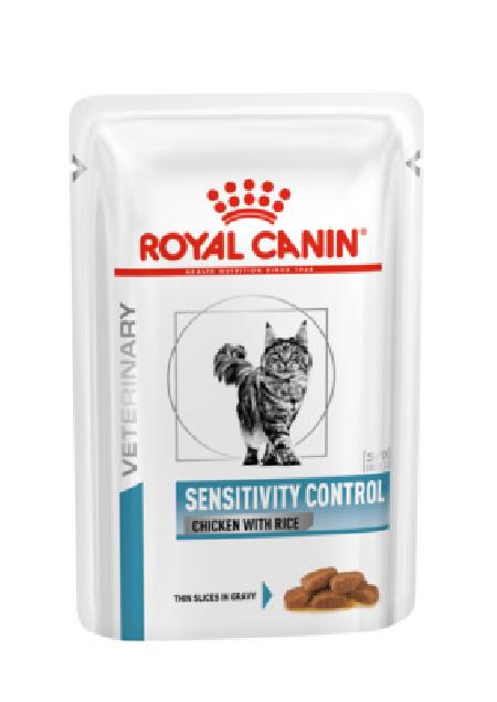 Royal Canin (вет. паучи) RC Паучи для кошек при пищевой аллергии с острой непереносимостью (Sensitivity control chicken with rice pouch) 40350008R040350008R1 0,085 кг 37762, 7600100396