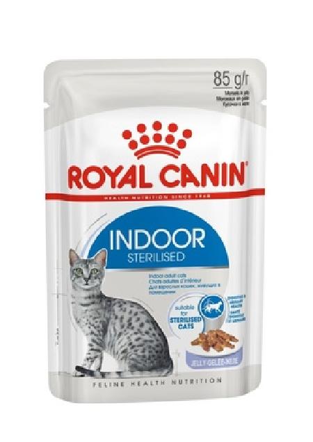 Royal Canin паучи RC Кусочки в желе для домашн.кошек 1-7лет (INDOOR STERILISED JELLY) 12880008A0 | Indoor Sterilised Jelly, 0,085 кг , 9500100396