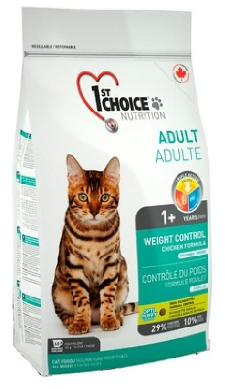 1st Choice Сухой корм для кошек с лишним весом Weight Control, 2,72 кг 