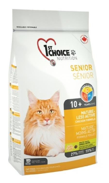 1st Choice Сухой корм для пожилых кошек Mature or less active | Mature or less active 2,72 кг 24111, 2500100397