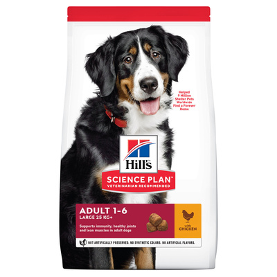 Hills Science Plan Сухой корм для взрослых собак крупных пород (Adult Large Breed) 604306 2,500 кг 41557, 13500100402