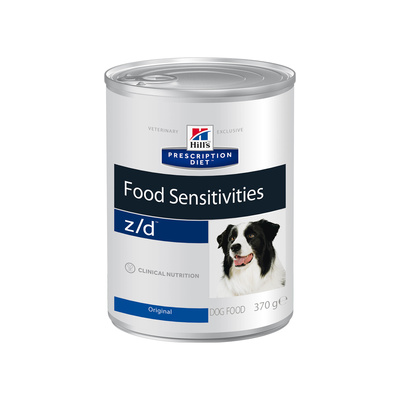 Hills вет.консервы Консервы для собак Z/D лечениe пищевых аллергий (Canine Z/D) 8018T, 0,370 кг, 800100403
