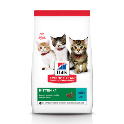 Hills Science Plan Сухой корм для котят с тунцом (Kitten Tuna) 604713 0,300 кг 38593, 11200100404