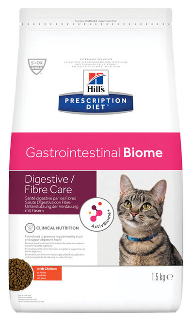 Hills Prescription Diet Сухой корм для кошек Biome лечение ЖКТ(604456), 5 кг 