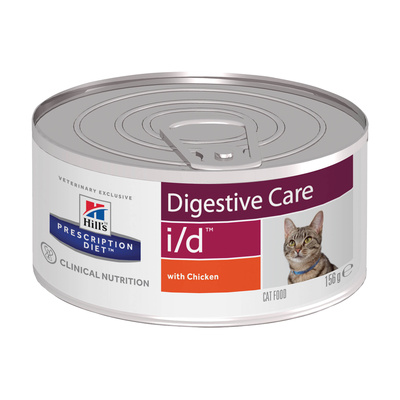 Hills вет.консервы Консервы для кошек i/D лечение заболеваний  желудочно-кишечного тракта 4628F, 0,156 кг