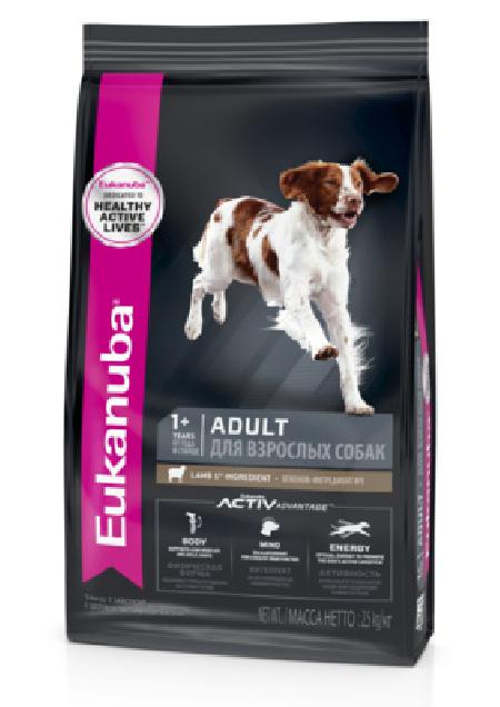 Eukanuba ВИА Для взрослых собак всех пород с ягненком и рисом  10127043, 12,000 кг