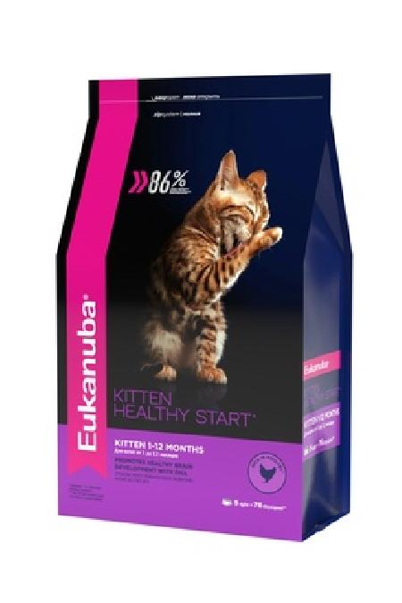Eukanuba Для котят беременных и кормящих кошек с курицей (Kitten Healthy Start) 10144214 | Kitten Healthy Start 0,4 кг 24952