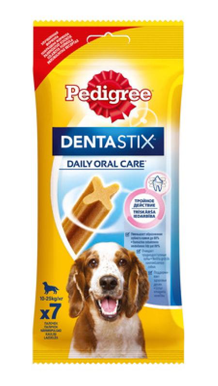 Pedigree Лакомство для собак Дентастикс medium 10181830	 | DentaStix, 0,18 кг, 11910