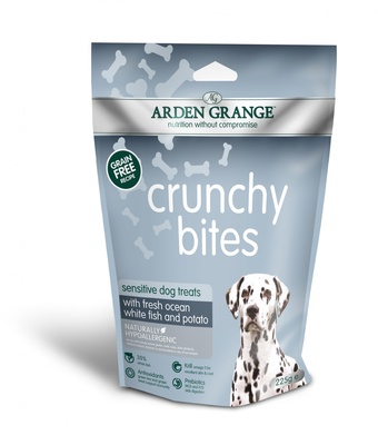 Arden Grange Лакомство для собак с деликатным желудком или чувствительной кожей (225гр) (Crunchy Bites Sensitive) AG517485, 0,225 кг, 35546