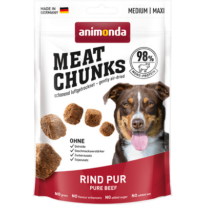 Animonda Meat Chunks для средних и крупных пород с говядиной лакомство для собак 80 гр