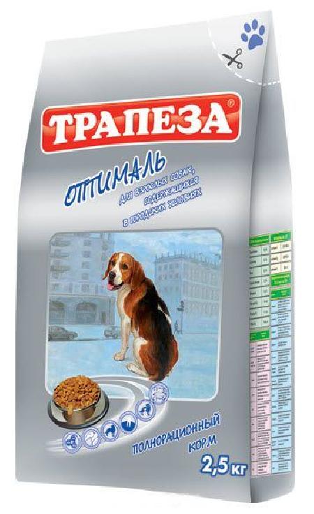 Трапеза корм для взрослых собак всех пород, контроль веса 2,5 кг, 200100420