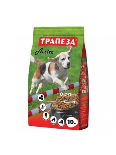 Трапеза Актив для энергичных собак при длительных нагрузках, 10 кг 