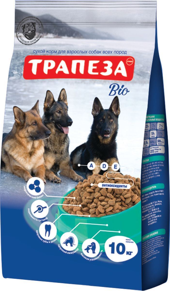 Трапеза Био для взрослых собак с нормальным весом 10,000 кг 40779, 300100420