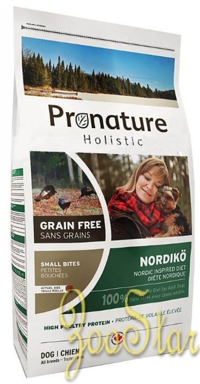 Pronature Holistic корм для взрослых собак малых пород, северная диета (мелкая гранула) 6 кг