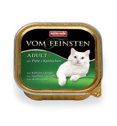 Animonda Консервы для кошек с индейкой и кроликом (Vom Feinsten Classic) 83205, 0,100 кг, 1000100422