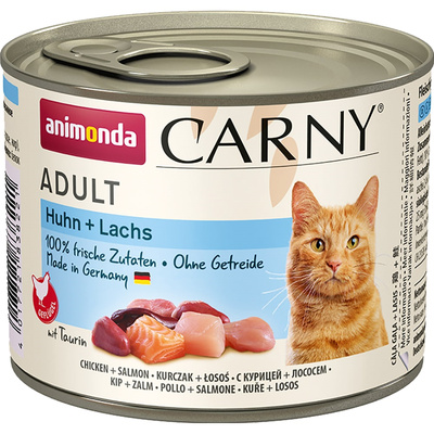 Animonda Консервы для кошек с курицей и лососем (CARNY Poultry Adult) 001/83822, 0,200 кг, 11400100422