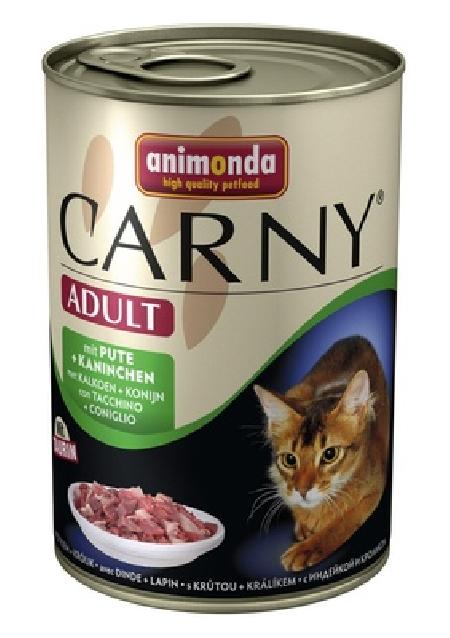 Animonda Консервы для кошек с говядиной индейкой и кроликом (CARNY Adult) 00183725 | Carny Adult 0,4 кг 23461
