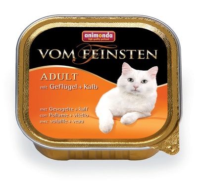 Animonda Консервы для кошек с  домашней птицей и телятиной (Vom Feinsten Classic), 83200 | Vom Feinsten Classic, 0,1 кг , 2900100422