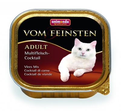 Animonda Консервы для взрослых кошек коктейль из разных сортов мяса (Vom Feinsten Adult) 00183441 | Vom Feinsten Adult, 0,1 кг 