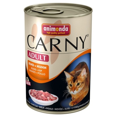 Animonda ВИА Консервы для кошек  с говядиной и курицей (CARNY Adult)001/83504/001/83719, 0,400 кг