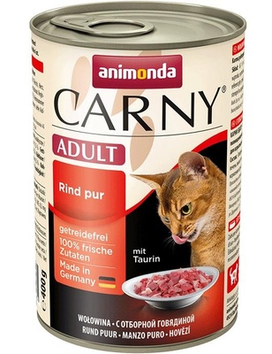 Animonda Консервы для кошек с отборной говядиной (CARNY Adult) 0018372300183508 | Carny Adult, 0,4 кг , 6900100422