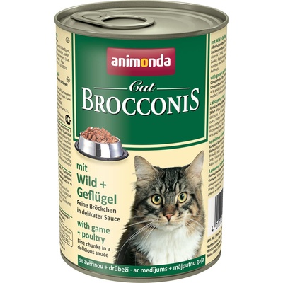 Animonda ВИА Консервы  для кошек Brocconis с дичью и домашней птицей (Brocconis Cat With Game + Poultry) 001/83378 001/83378, 0,400 кг, 8500100422