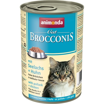 Animonda ВИА Консервы для кошек Brocconis с сайдой и курицей (Brocconis Cat Pollack + Chicken) 001/83379 001/83379, 0,400 кг