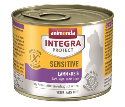 Animonda ВИА Консервы Integra для взрослых кошек при пищевой аллергии с ягненком и рисом (Sensitive) 001/86857, 0,200 кг, 9200100422