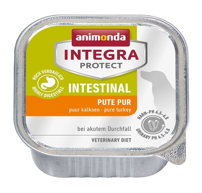 Animonda Консервы Integra для взрослых собак при нарушениях пищеварения с индейкой (Intestinal) 001/86413, 0,150 кг, 9400100422