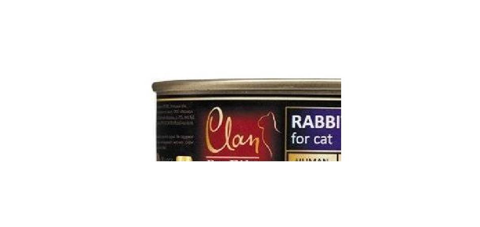 Clan De File влажный корм для взрослых кошек всех пород, кролик 100 гр
