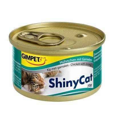 Gimcat Консервы для кошек из цыпленка с креветками 414829, 0,07 кг, 51823