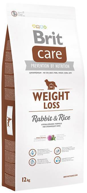 Brit Сухой корм Care Weight Loss для собак, склонных к полноте, Кролик с рисом 132738 132738 | Weight Loss, 1 кг, 51716