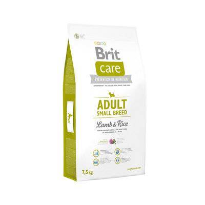 Brit Сухой корм Care для собак малых пород до 10кг с ягненком и рисом (Adult Small Breed Lamb&Rice), 7,500 кг