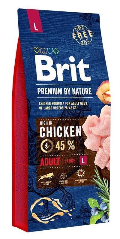 Brit Сухой корм Premium  для взрослых собак крупных пород 526468, 15,000 кг