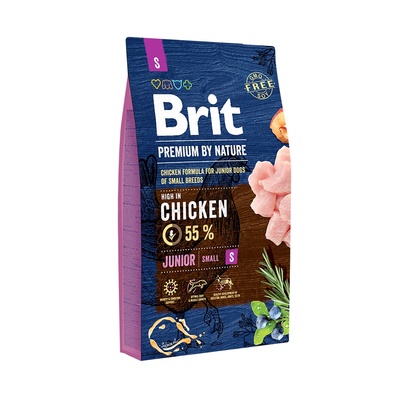 Brit Сухой корм Premium  для щенков и молодых собак мелких пород 526260, 3,000 кг, 7200100435