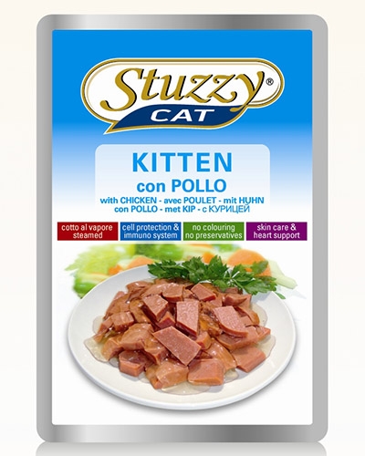 Stuzzy Cat влажный корм для котят всех пород, с курицей 100 гр