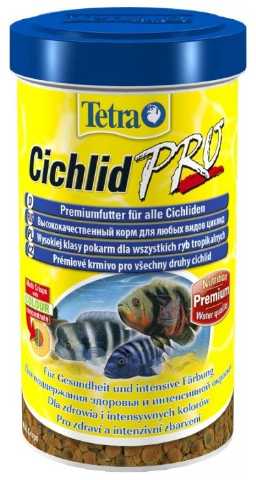 Tetra (корма) ВИА Корм для всех видов цихлид чипсы Cichlid PRO Crisps 198432 0,115 кг 36332