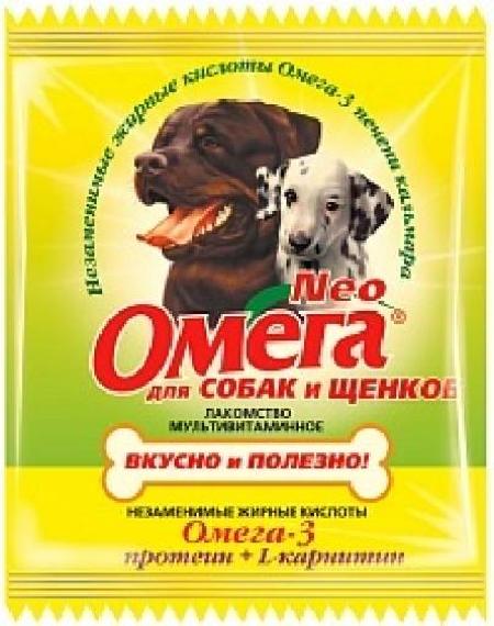            NEO ОМЕГА для собак и щенков САШЕ (протеин L-каратин) 15 табл. 120