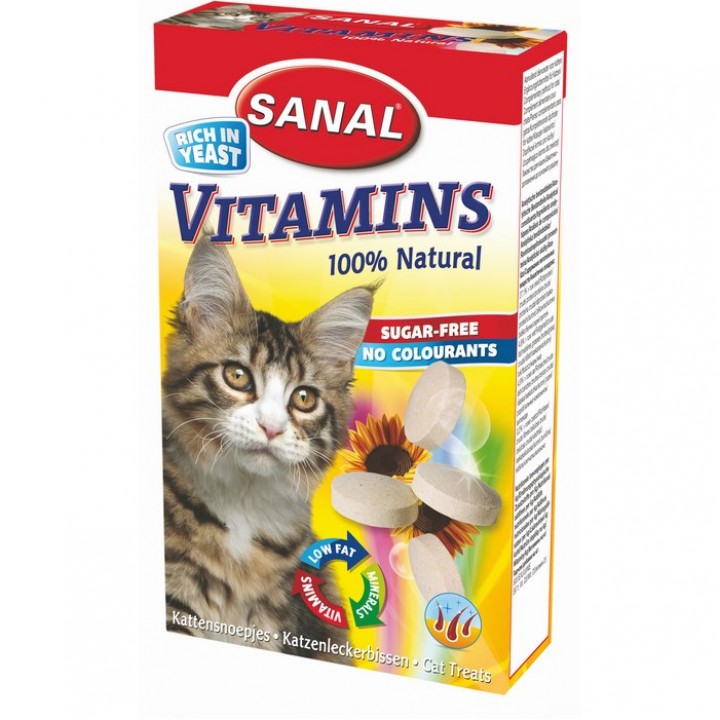 Витаминное лакомство для кошек SANAL SC3000 VITAMINS 50г