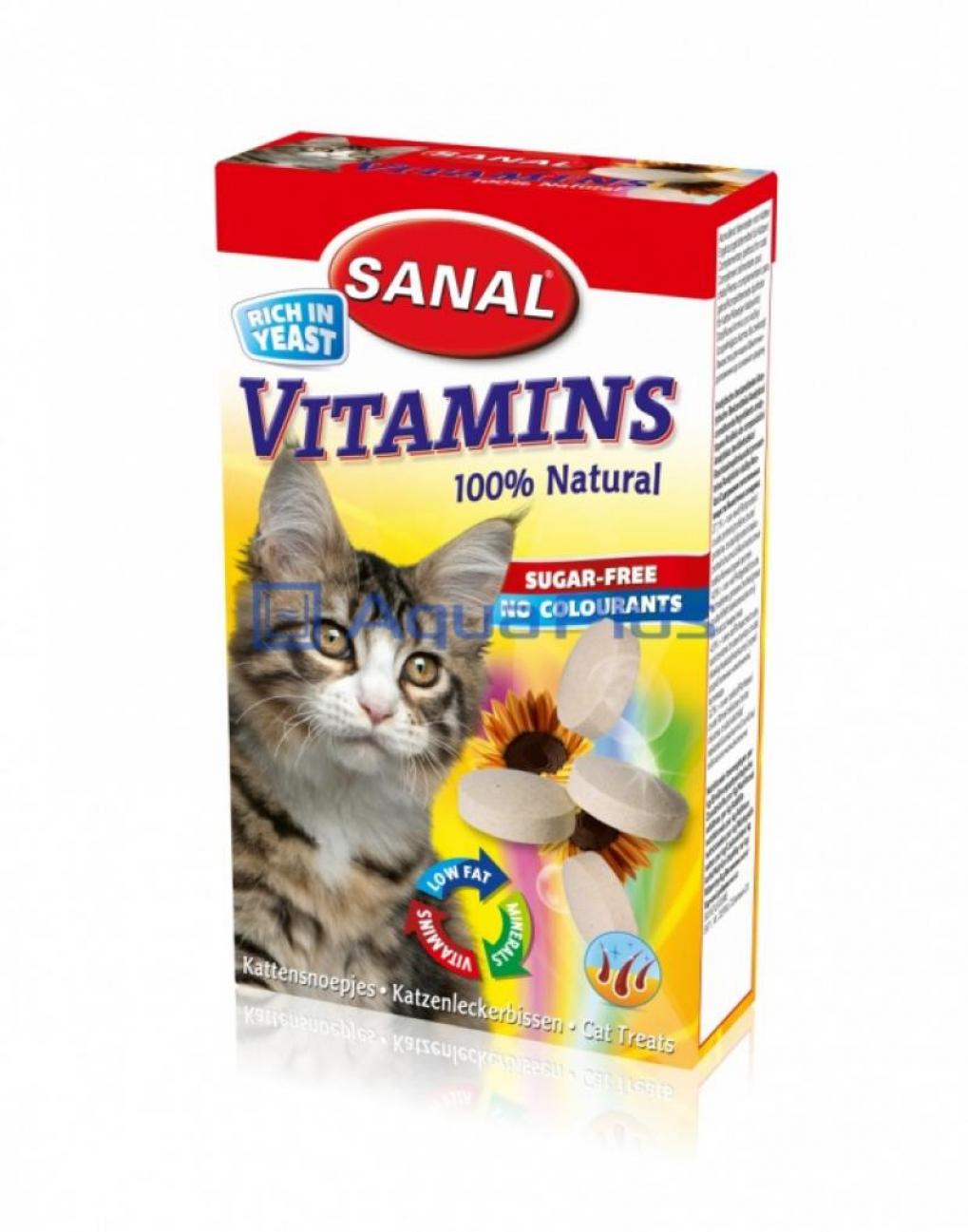 Витаминное лакомство для кошек SANAL SC3005  VITAMINS 400г, 300506