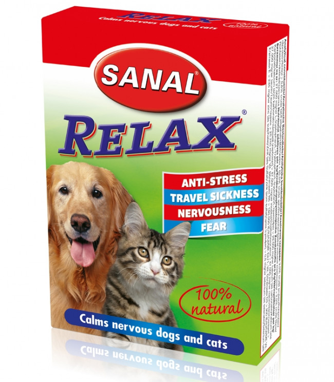 Натуральное антистрессовое средство SANAL SV5021 RELAX  9 таб., для кошек и собак 