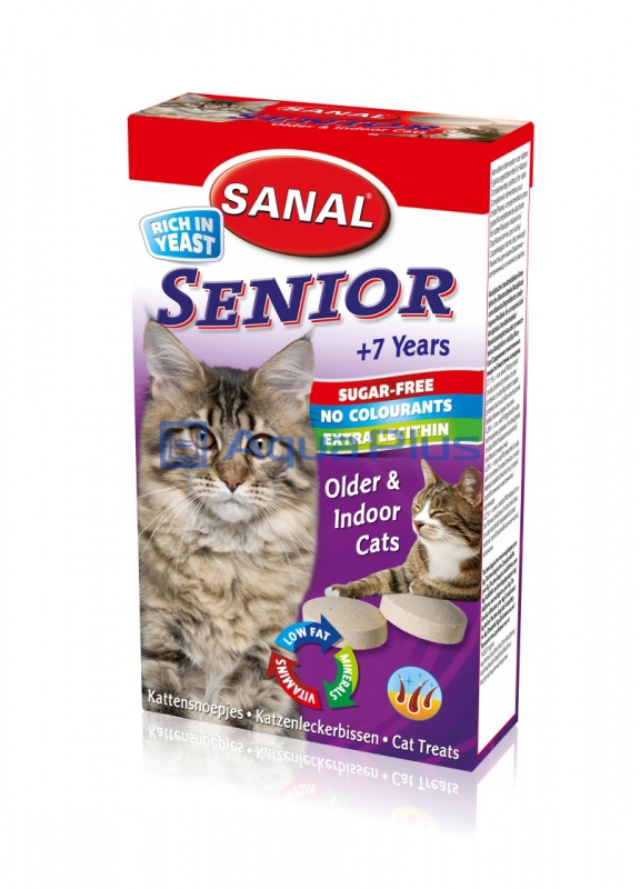 Витаминное лакомство SANAL SC3200 SENIOR LECITHIN 50г, для пожилых и малоактивных кошек, 16900100442