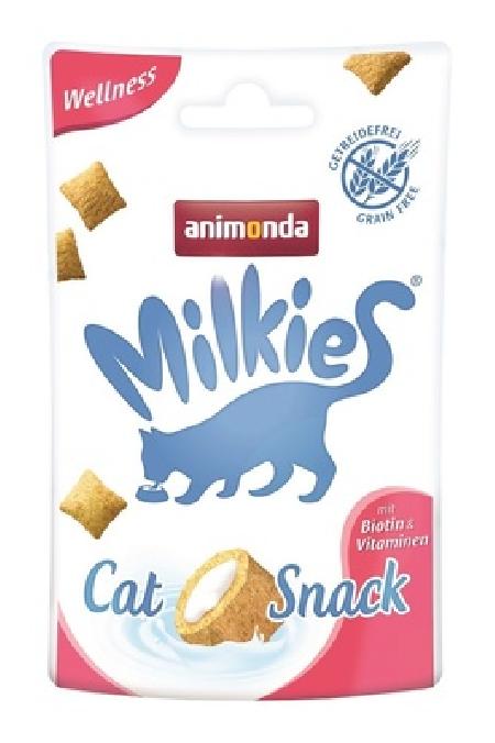 Animonda Лакомство для кошек  Milkies Wellness для поддержания красоты и здоровья шерсти (Milkies crunchy pillows Wellness) 00183116 00183116 | Milkies crunchy pillows Wellness, 0,03 кг 