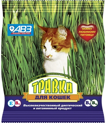 Агроветзащита Травка для кошек (пакет) 0,030 кг 22189