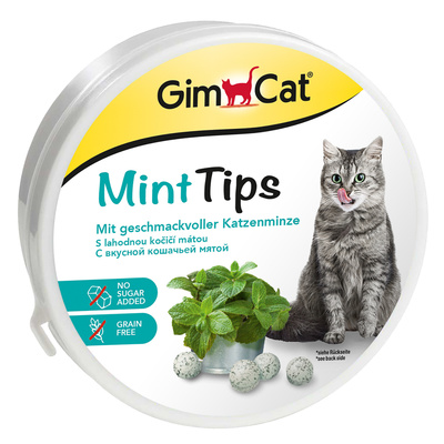 Gimcat Витамины Минт Типс с витамином D3 для кошек 419107, 0,2 кг 